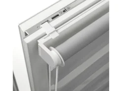 Discount Gardinia Easyfix Doppelrollo mit Montageschiene 120 cm x 150 cm Grau