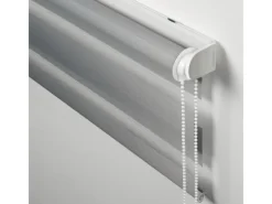 Discount Gardinia Easyfix Doppelrollo mit Montageschiene 45 cm x 150 cm Grau