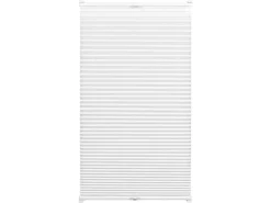Gardinia EasyFix Plissee mit 2 Bedienschienen 45 cm x 130 cm Weiß