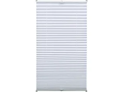 Online Gardinia EasyFix Plissee mit 2 Bedienschienen 70 cm x 130 cm Weiß