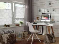 Outlet Gardinia EasyFix Plissee Maja 50 cm x 130 cm Weiß