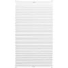 Gardinia EasyFix Plissee mit 2 Bedienschienen 65 cm x 130 cm Weiß