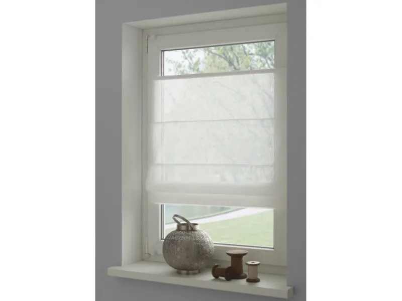 Gardinia EasyFix Raffrollo 80 cm x 140 cm Weiß