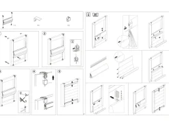 New Gardinia EasyFix Raffrollo 50 cm x 140 cm Weiß