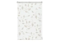 Gardinia EasyFix Rollo Dekor Scandinavian 75 cm x 150 cm Weiß/Natur