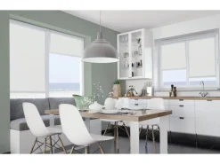 Gardinia EasyFix Rollo Natur 60 cm x 150 cm Weiß