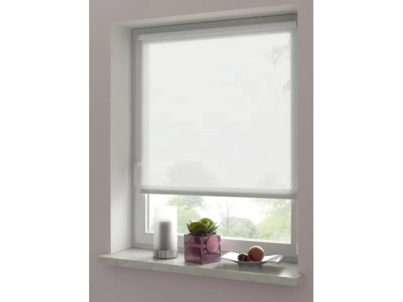 Gardinia EasyFix Rollo Natur 60 cm x 150 cm Weiß