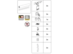 Sale Gardinia EasyFix Rollo Thermo energiesparend 90 cm x 150 cm Weiß