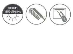 Sale Gardinia EasyFix Rollo Thermo 60 cm x 150 cm Schiefer