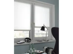 Discount Gardinia EasyFix Rollo Uni 60 cm x 150 cm strukturiert Reinweiß