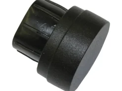 Gardinia Endkappe Industrial Home Ø 25 mm Schwarz 2 Stück