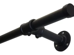 Gardinia Endkappe Industrial Home Ø 25 mm Schwarz 2 Stück