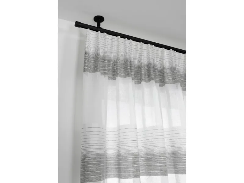 Gardinia Endstück Chicago Kappe für Ø 20 mm Schwarz-Matt 2-er Pack