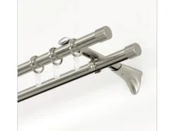 Clearance Gardinia Endstück Chicago Kappe für Ø 20 mm optik 2-er Pack Edelstahl