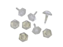 Hot Gardinia Faltenstecker Transparent 50-er Pack