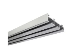Outlet Gardinia Flächenvorhangschiene 3-läufig 160 cm Silber