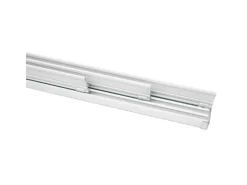 Gardinia Flächenvorhangschiene Komfort Komplett-Set 3-läufig Weiß 170 cm