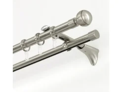 Best Gardinia Gardinenringe Chicago für Ø 20 mm 10-er Pack Edelstahl