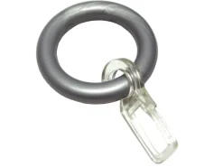 Sale Gardinia Gardinenringe für Vitrage- und Caféhausstangen -Matt 10-er Pack Silber