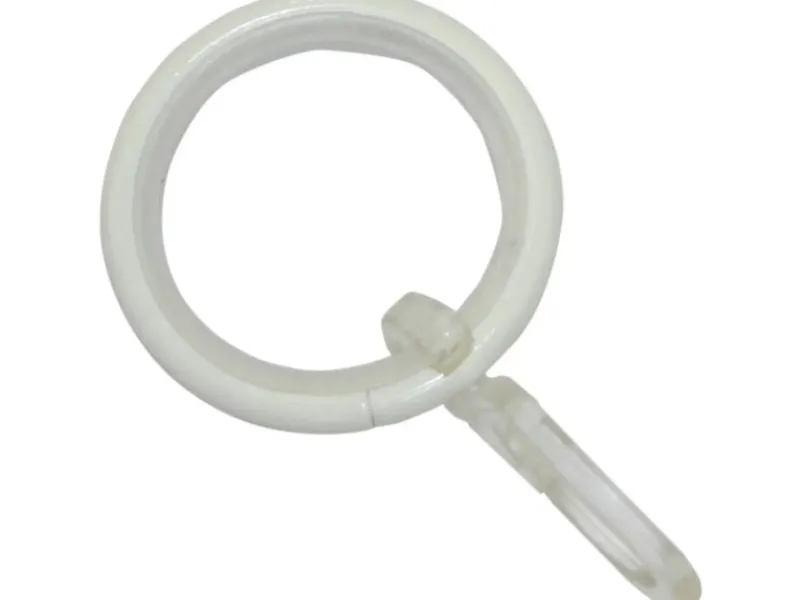 Best Gardinia Gardinenringe Kreta mit Gleiteinlage Weiß