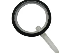 Clearance Gardinia Gardinenringe Kreta mit Gleiteinlage Schwarz