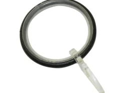 Gardinia Gardinenringe mit Gleiteinlage Industrial Home Ø 25 mm Schwarz 10 Stück