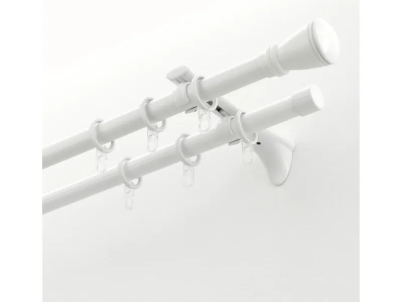 Discount Gardinia Gardinenstange Chicago Ø 20 mm 120 cm Weiß