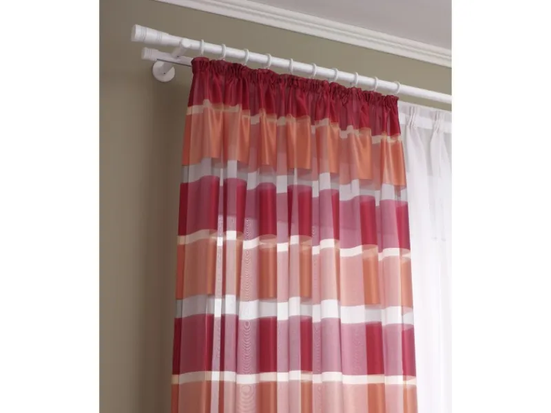 Discount Gardinia Gardinenstange Chicago Ø 20 mm 120 cm Weiß