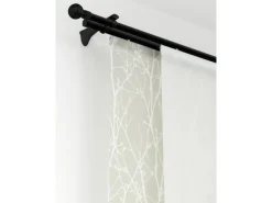 Gardinia Gardinenstange Chicago mit Innenlauf I Ø 20 mm Schwarz - Matt 200 cm