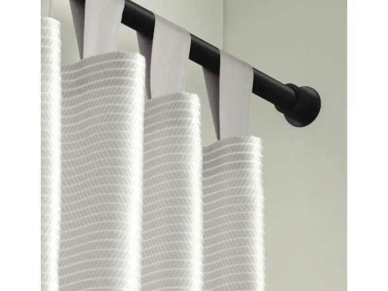 Gardinia Gardinenstange Chicago mit Innenlauf I Ø 20 mm Schwarz - Matt 240 cm