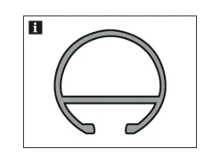 Gardinia Gardinenstange Chicago mit Innenlauf I Ø 20 mm Schwarz - Matt 240 cm