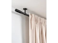 Gardinia Gardinenstange Denver Ø 25 mm 200 cm Schwarz Matt