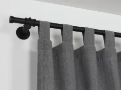 Gardinia Gardinenstange Industrial Home Ø 25 mm 200 cm Schwarz