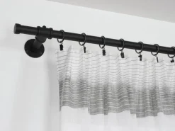 Gardinia Gardinenstange Industrial Home Ø 25 mm 200 cm Schwarz