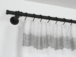 Gardinia Gardinenstange Industrial Home Ø 25 mm 200 cm Schwarz