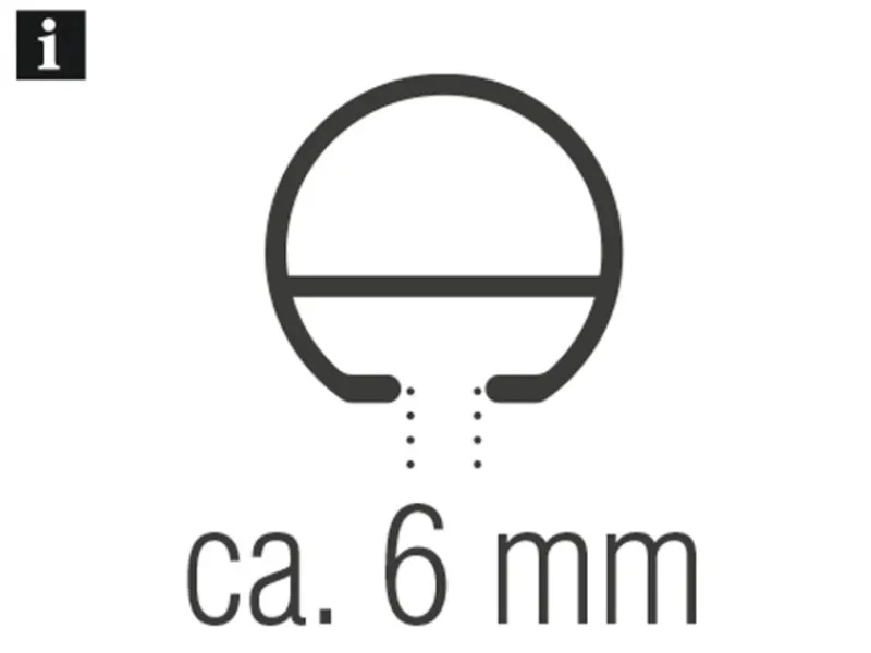 Gardinia Gardinenstange Windsor mit Innenlauf I Ø 25 mm 200 cm