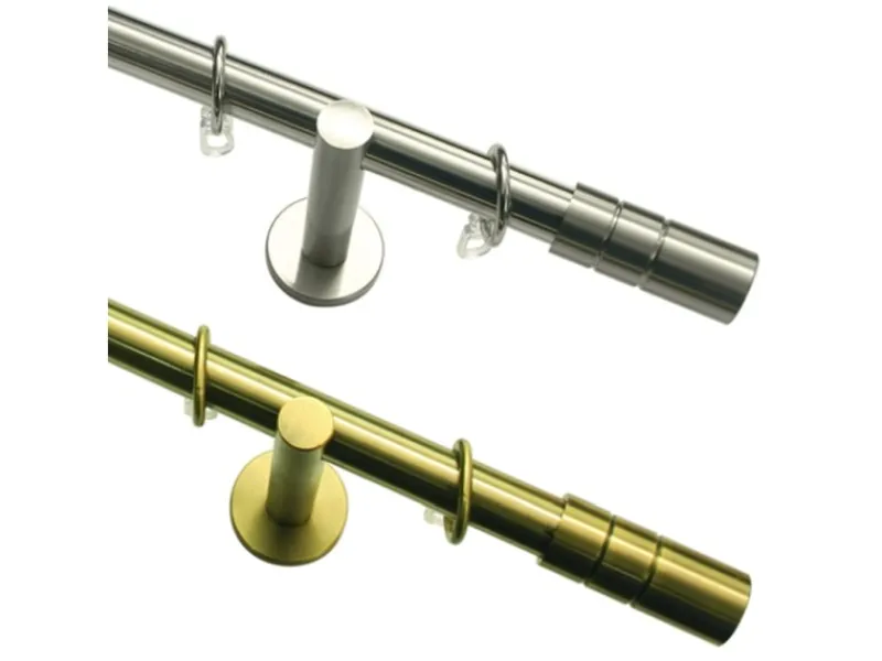 Gardinia Gardinenstangen-Set Zylinder Ø 20 mm optik 200 cm