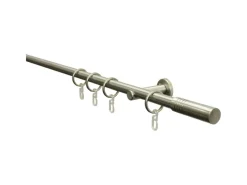 Sale Gardinia Gardinenstangen-Set Sigma Ø 16 mm Edelstahloptik 160 cm