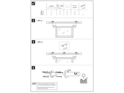 Gardinia Gardinenstangen-Set Korfu Ø 28 mm 1-Lauf 240 cm Weiß