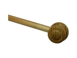 Best Gardinia Holz-Träger für Vitragestange Montana Ø 11 mm Kiefer/Natur