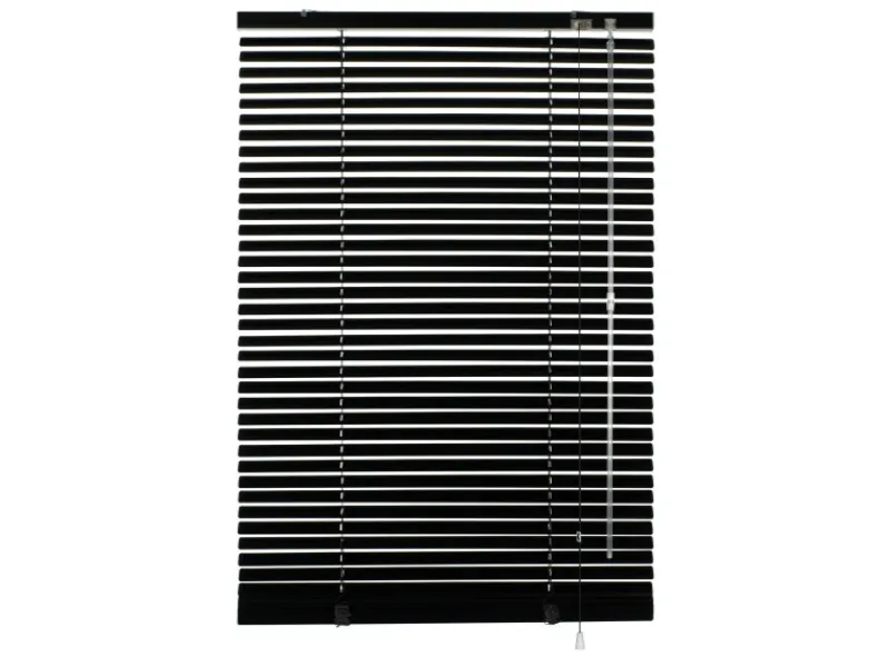 Gardinia Jalousie Aluminium 60 cm x 175 cm Schwarz