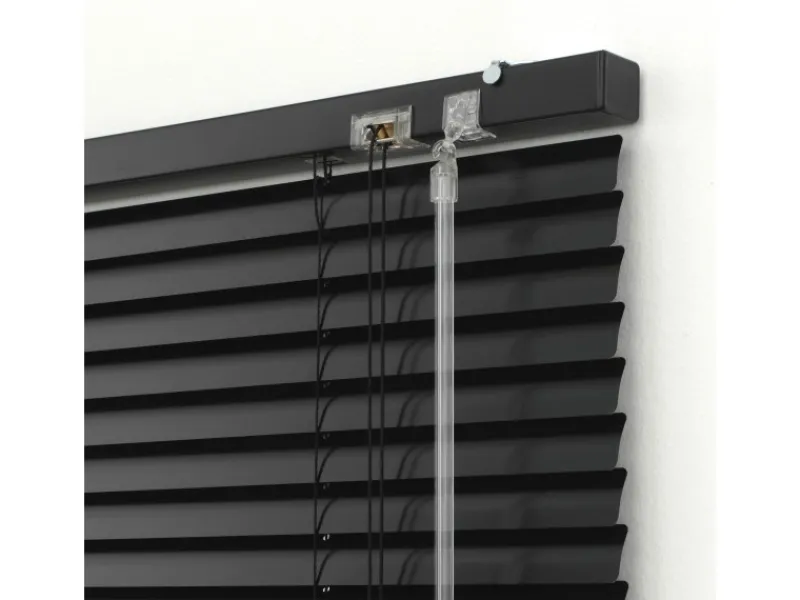 Gardinia Jalousie Aluminium 60 cm x 175 cm Schwarz