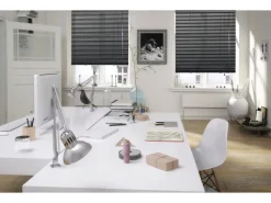 Gardinia Jalousie Aluminium 60 cm x 175 cm Schwarz