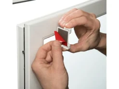 Gardinia Klebe- und Klemmset Easyfix EF-1 Weiß