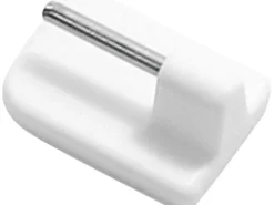 Best Gardinia Klebehaken für Vitragestangen Ø 11 mm 4-er Pack Weiß