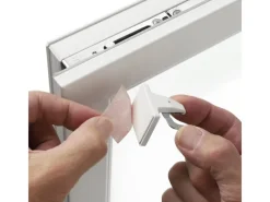 Gardinia Klebeträger-Set Weiß