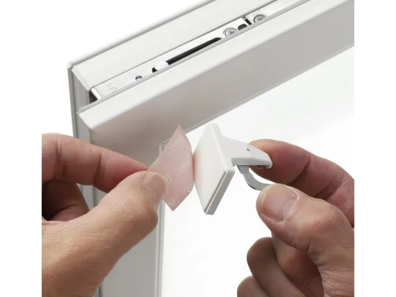 Gardinia Klebeträger-Set Weiß