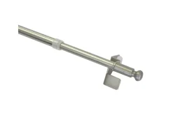 Hot Gardinia Klemmstange Press&Go Kugel Ø 8/10 mm optik 50 cm - 80 cm Edelstahl