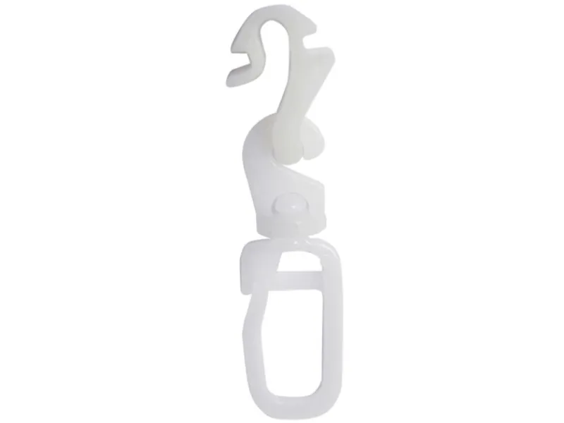 Gardinia Klickgleiter Klick In-Out Weiß 20-er Pack