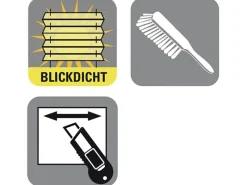 Clearance Gardinia Plissee Bella Blätter 100 cm x 130 cm Weiß